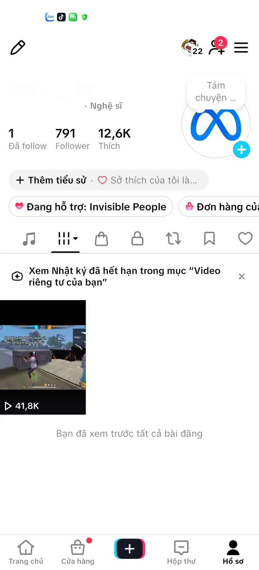 Kênh Tích Nghệ Sĩ 1