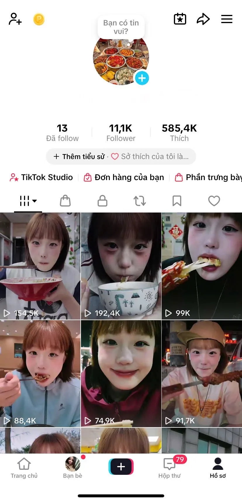 Kênh Nhật Chủ Đề Ăn Uống 1