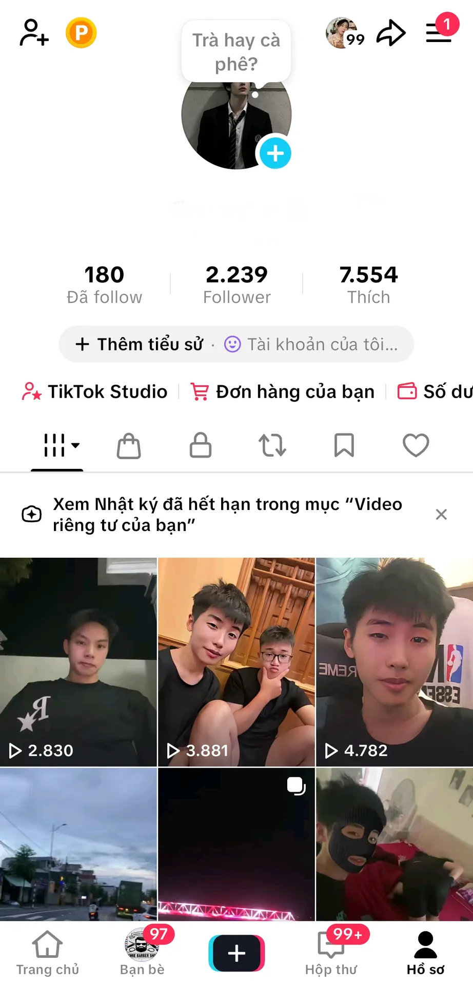 Kênh Cá Nhân Nam 1