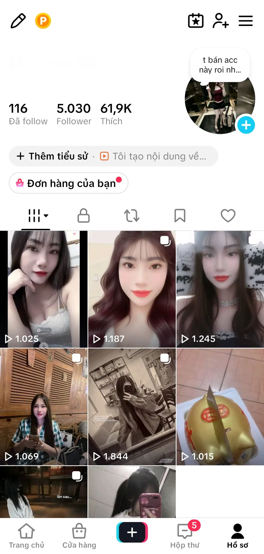 Chủ Đề Cá Nhân Nữ 1
