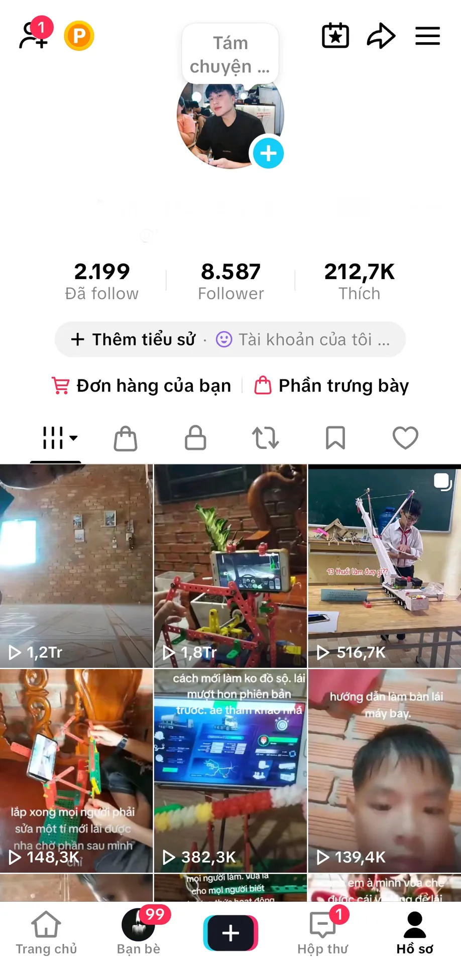 Kênh Cá Nhân Nam 1