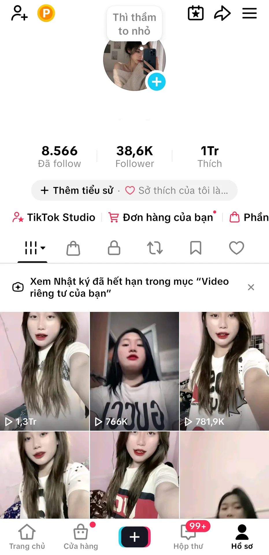 Kênh Cá Nhân Nữ 1